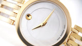Buy Shop Movado Esperanza 28mm Mother of Pearl Dial Gold Steel Strap Watch For Women - 0607054 USA Online