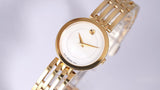 Buy Shop Movado Esperanza 28mm Mother of Pearl Dial Gold Steel Strap Watch For Women - 0607054 USA Online