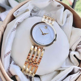 Buy Shop Movado Esperanza 28mm Mother of Pearl Dial Gold Steel Strap Watch For Women - 0607054 USA Online