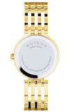 Buy Shop Movado Esperanza 28mm Mother of Pearl Dial Gold Steel Strap Watch For Women - 0607054 USA Online