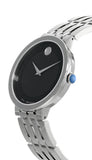 Buy Shop Movado Esperanza 39mm Black Dial Silver Steel Strap Watch For Men - 0607057 USA Online