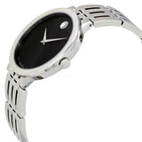 Buy Shop Movado Esperanza 39mm Black Dial Silver Steel Strap Watch For Men - 0607057 USA Online