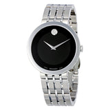 Buy Shop Movado Esperanza 39mm Black Dial Silver Steel Strap Watch For Men - 0607057 USA Online
