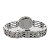 Buy Shop Movado Esperanza 63 Diamonds Black Dial Silver Steel Strap Watch For Women - 0607052 USA Online