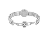 Buy Shop Movado Esperanza 63 Diamonds Black Dial Silver Steel Strap Watch For Women - 0607052 USA Online