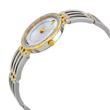 Buy Shop Movado Esperanza Mother of Pearl Dial Two Tone Steel Strap Watch For Women - 0607085 USA Online