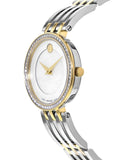 Buy Shop Movado Esperanza Mother of Pearl Dial Two Tone Steel Strap Watch For Women - 0607085 USA Online