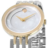 Buy Shop Movado Esperanza Mother of Pearl Dial Two Tone Steel Strap Watch For Women - 0607114 USA Online