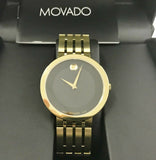 Buy Shop Movado Esperanza Museum 39mm Black Dial Stainless Steel Watch For Men - 0607059 USA Online