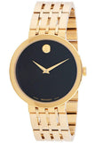 Buy Shop Movado Esperanza Museum 39mm Black Dial Stainless Steel Watch For Men - 0607059 USA Online
