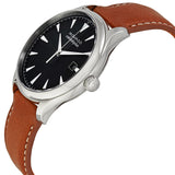 Buy Shop Movado Heritage Calendoplan Black Dial Brown Leather Strap Watch for Men - 3650001 USA Online
