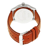 Buy Shop Movado Heritage Calendoplan Black Dial Brown Leather Strap Watch for Men - 3650001 USA Online