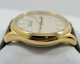 Buy Shop Movado Heritage Calendoplan Beige Dial Brown Leather Strap Watch for Men - 3650003 USA Online