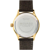 Buy Shop Movado Heritage Calendoplan Beige Dial Brown Leather Strap Watch for Men - 3650003 USA Online