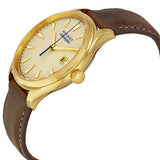 Buy Shop Movado Heritage Calendoplan Beige Dial Brown Leather Strap Watch for Men - 3650003 USA Online
