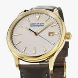 Buy Shop Movado Heritage Calendoplan Beige Dial Brown Leather Strap Watch for Men - 3650003 USA Online