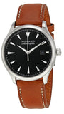 Buy Shop Movado Heritage Calendoplan Black Dial Brown Leather Strap Watch for Men - 3650001 USA Online