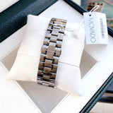 Buy Shop Movado Heritage Calendoplan Black Dial Silver Steel Strap Watch For Men - 3650095 USA Online