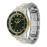 Buy Shop Movado Heritage Calendoplan Black Dial Two Tone Steel Strap Watch For Men - 3650096 USA Online