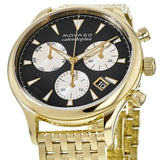Buy Shop Movado Heritage Calendoplan Blue Dial Gold Steel Strap Watch for Men - 3650015 USA Online