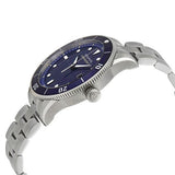 Buy Shop Movado Heritage Calendoplan Blue Dial Silver Steel Strap Watch For Men - 3650094 USA Online
