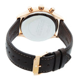 Buy Shop Movado Heritage Calendoplan Chronograph Black Dial Brown Leather Strap Watch for Men - 3650021 USA Online