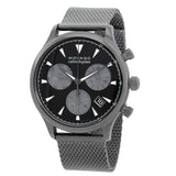 Buy Shop Movado Heritage Calendoplan Chronograph Black Dial Grey Mesh Strap Watch for Men - 3650100 USA Online