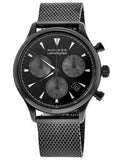 Buy Shop Movado Heritage Calendoplan Chronograph Black Dial Grey Mesh Strap Watch for Men - 3650100 USA Online