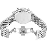 Buy Shop Movado Heritage Calendoplan Chronograph Black Dial Silver Steel Strap Watch for Men - 3650014 USA Online