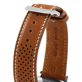 Buy Shop Movado Heritage Calendoplan Chronograph White Dial Brown Leather Strap Watch for Men - 3650008 USA Online