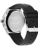 Buy Shop Movado Heritage Calendoplan White Dial Black Leather Strap Watch for Men - 3650002 USA Online