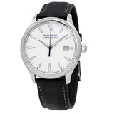 Buy Shop Movado Heritage Calendoplan White Dial Black Leather Strap Watch for Men - 3650002 USA Online