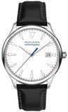 Buy Shop Movado Heritage Calendoplan White Dial Black Leather Strap Watch for Men - 3650002 USA Online