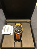 Buy Shop Movado Heritage Celestograf Navy Blue Dial Brown Leather Strap Watch For Women - 3650010 USA Online