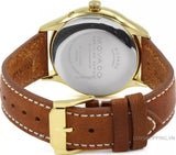 Buy Shop Movado Heritage Celestograf Navy Blue Dial Brown Leather Strap Watch For Women - 3650010 USA Online