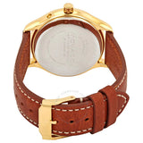Buy Shop Movado Heritage Celestograf Navy Blue Dial Brown Leather Strap Watch For Women - 3650010 USA Online