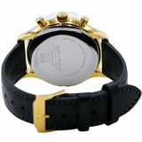 Buy Shop Movado Heritage Chronograph Calendoplan Blue Dial Black Leather Strap Watch for Men - 3650006 USA Online