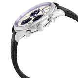 Buy Shop Movado Heritage Calendoplan Chronograph Silver Dial Black Leather Strap Watch for Men - 3650024 USA Online