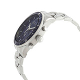 Buy Shop Movado Heritage Calendoplan Chronograph Blue Dial Silver Steel Strap Watch For Men - 3650124 USA Online