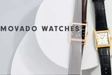 Buy Shop Movado Heritage Mother of Pearl White Dial Black Leather Strap Watch For Women - 3650050 USA Online