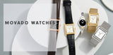 Buy Shop Movado Heritage Mother of Pearl White Dial Black Leather Strap Watch For Women - 3650050 USA Online
