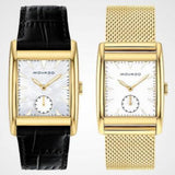 Buy Shop Movado Heritage Mother of Pearl White Dial Black Leather Strap Watch For Women - 3650050 USA Online