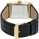 Buy Shop Movado Heritage Mother of Pearl White Dial Black Leather Strap Watch For Women - 3650050 USA Online