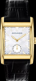 Buy Shop Movado Heritage Mother of Pearl White Dial Black Leather Strap Watch For Women - 3650050 USA Online
