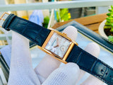 Buy Shop Movado Heritage Mother of Pearl White Dial Blue Leather Strap Watch For Women - 3650052 USA Online