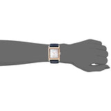 Buy Shop Movado Heritage Mother of Pearl White Dial Blue Leather Strap Watch For Women - 3650052 USA Online