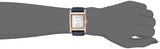 Buy Shop Movado Heritage Mother of Pearl White Dial Blue Leather Strap Watch For Women - 3650052 USA Online