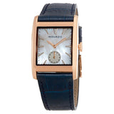 Buy Shop Movado Heritage Mother of Pearl White Dial Blue Leather Strap Watch For Women - 3650052 USA Online