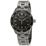 Movado Heritage Calendoplan Black Dial Silver Steel Strap Watch For Men - 3650095