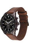 Buy Shop Movado Heritage Series 29mm Calendoplan Chronograph Black Dial Brown Leather Strap Watch For Men - 3650060 USA Online